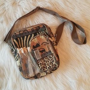 Animal print crossbody